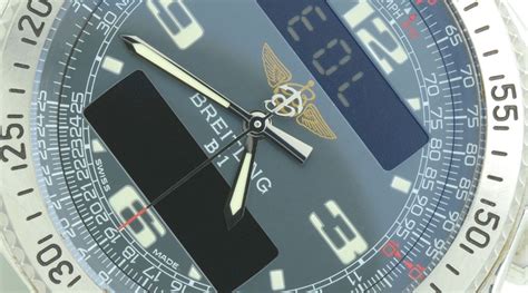 breitling digital flashing